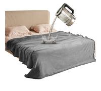 Catalonia Elegante coperta impermeabile per letto, extra large, lavabile, copridivano e letto, coperta in pile caldo sherpa, per canottaggio, campeggio, seggiolino auto, 203 x 229 cm