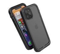 Catalyst Custodia impermeabile da 10 m progettata per iPhone 12 Pro, a prova di caduta da 2 m, retro trasparente, compatibile con custodie Crux Accessories - Nero