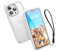 Catalyst Custodia Influence per iPhone 14 Pro Max, protezione da cadute 2,5 volte superiore, resistente alle impronte digitali, durevole, audio in avanti più forte del 30%, cordino incluso - Frosted
