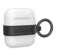 Catalyst Custodia Minimalist per AirPods 1 & 2 Finitura Superficiale Extra Aderente ad Alta lucentezza, Ultra Leggero, Design Sottile, Compatibile con la Ricarica Wireless, Nero