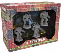 Catalyst Game Labs BattleTech | Miniature | Northwind Highlanders Command Lance | Espansione | Gioco in miniatura Età 14+