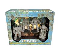 Catalyst Game Labs BattleTech | Miniatures | McCarrons Armored Cavalry Assault Lance | Expansion | Miniature Game Ages 14+ | Giochi