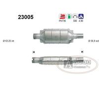 Catalytic Converter - Volvo S60 - 2008 2.4