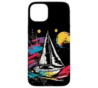 Catamarano a vela Graphic Beach Custodia per iPhone 15 Plus