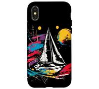 Catamarano a vela Graphic Beach Custodia per iPhone X/XS