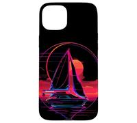 Catamarano a vela Retrowave Sailor Beach Custodia per iPhone 15 Plus