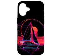 Catamarano a vela Retrowave Sailor Beach Custodia per iPhone 16