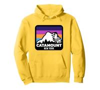 Catamount New York Sci Snowboard Viaggio di Sci per Famiglie Felpa con Cappuccio