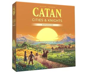 CATAN Espansione città e cavalieri 6a edizione - Richiede gioco base | Approfondisci la tua strategia con città, barbari e lezioni cavalleresche in legno. Per 3-4 giocatori, età 12+