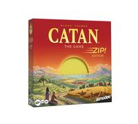 CATAN Zip Travel Strategy Game Ages 10+ 3-4 Players 1 Hour Playing Time