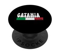 CATANIA City Italia Vintage Bandiera Italia per gli amanti dei viaggi PopSockets PopGrip Adesivo