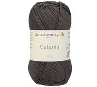 Catania Originals - Gomitolo di filato Schachenmayr (SMC), 50 g, 125 m, 100% cotone mercerizzato per lavoro a maglia e uncinetto, peso sportivo, 415, colore: cioccolato scuro