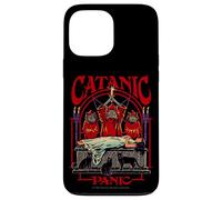 Catanic Panic Satanic Cat Retro Vintage Funny Adult Humor Custodia per iPhone 13 Pro Max