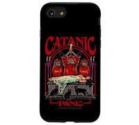 Catanic Panic Satanic Cat Retro Vintage Funny Adult Humor Custodia per iPhone SE (2020) / 7 / 8
