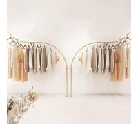 CATANK Confezione da 2 espositori per Negozi di Abbigliamento, Appendiabiti, Montaggio a Parete, portaoggetti per Vestiti, Borsa per Scarpe, Porta Tubi, Vendita al Dettaglio, grucce, ingr
