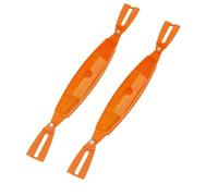 Catarifrangenti for bicicletta 8 pezzi Raggi for ruote for bicicletta Luce di sicurezza riflettente for bicicletta(Orange)