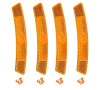 Catarifrangenti per bici, 20/30 pezzi catarifrangenti luce for bici cerchione anteriore montaggio posteriore riflettente for(Yellow,20pcs)