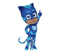 Catboy From PJ Masks Ufficiale Cartone Ritaglio 90cm x 47cm e Gratis Mini Sagoma