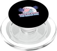 Catch Me Where the Waves Are - Maglietta per le vacanze in crociera PopSockets PopGrip per MagSafe