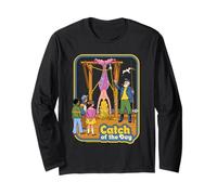 Catch of the Day Mermaid Retro Vintage Funny Adult Humor Maglia a Manica