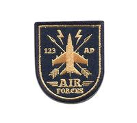 Catch the Patch Air Forces Troopers Toppe Adesive Insegne 4,9 x 5,9 cm per Adulti con Aviatore Pilota Aviazione Originale, Insegna Distintivo Grado Veterano Esercito Italiano