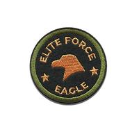 Catch the Patch Élite Force Eagle Toppe Adesive Insegne 6,2 x 6,2 cm per Adulti con Veterano Esercito Tactical Autentico, Carnevale Festa Cosplay Soldato Idea Souvenir