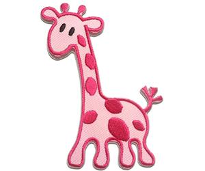 Catch the Patch Giraffa Toppe Adesive Animali 9,4 x 6,5 cm per Bambini con Stoffa Tessuto Cotone Originale, Cane Gatto Vestiti Pantaloni Jeans Cucire Riparazione