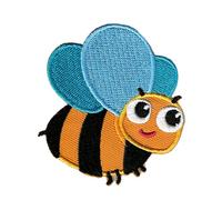 Catch the Patch Insetto Toppe Adesive Insetti 5,8 x 6,3 cm per Bambini con Stoffa Tessuto Cotone Originale, Farfalla Ape Vestiti Pantaloni Jeans Cucire Riparazione
