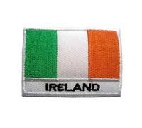 Catch the Patch Irlanda Patch Termoadesivo 5,3 x 7,6 cm per Adulti Bambini con Bandiera Nazionale Tricolore Autentica, Souvenir Viaggio Mondiali 2026 Decorazione