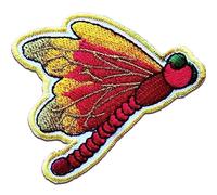Catch the Patch Libellula Toppe Adesive Insetti 7,5 x 5,6 cm per Bambini con Stoffa Tessuto Cotone Originale, Farfalla Ape Vestiti Pantaloni Jeans Cucire Riparazione