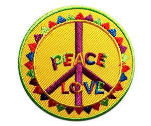 Catch the Patch Peace Pace Love Toppe Adesive Pace 7,5 x 7,5 cm per Adulti con Stoffa Tessuto Cotone Originale