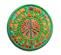 Catch the Patch Peace Pace Toppe Adesive Pace 7,7 x 7,7 cm per Adulti con Stoffa Tessuto Cotone Originale