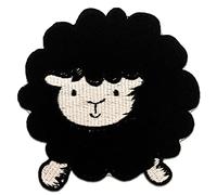 Catch the Patch Pecora Toppe Adesive Animali 7,5 x 8 cm per Bambini con Stoffa Tessuto Cotone Originale, Cane Gatto Vestiti Pantaloni Jeans Cucire Riparazione