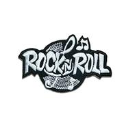 Catch the Patch Rock N Roll Motociclista Patch Termoadesivo 9,4 x 5,9 cm per Adulti con Moto Easy Rider Vintage, Toppe Adesive Cucire Vestiti Lavoretti Regalo