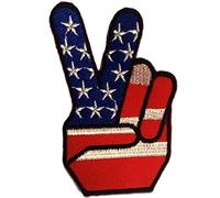 Catch the Patch USA Vittoria Peace Pace Toppe Adesive Pace 6,2 x 8 cm per Adulti con Stoffa Tessuto Cotone Originale