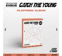 Catch The Young 1st Album [EVOLVE] PLATFORM Ver QR Card+2ea...