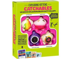 Catchables Set 4 Gatti Gioco da Tavolo 8+ (ITA) - Exploding Kittens