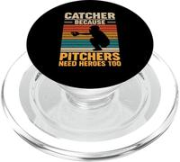 Catcher perché brocche hanno bisogno di eroi troppo baseball PopSockets PopGrip per MagSafe