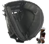 Catchers Mitt Mitt Resistente alla Pelle Resistente alla Pelle da Baseball Addensato Guanto per Adulti Assorbimento di Shock