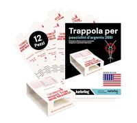 Catchmaster 12x 288i Trappola per pesciolini d'argento - 100% priva di veleni - Ideale per ristoranti e uffici - Efficace contro i pesciolini d'argento per il controllo delle infestazioni