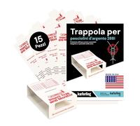 Catchmaster 288i 15x Trappola per pesciolini d'argento - 100% priva di veleni - Ideale per ristoranti e uffici - Efficace contro i pesciolini d'argento per il controllo delle infestazioni