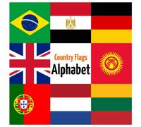 Catchy English Country Flags Alphabet (Tascabile)