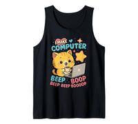 Catcore Computer Engineer Design per Gli Amanti dei Gatti Canotta