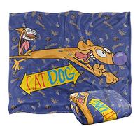 Catdog Running And Screaming Coperta super morbida al tatto setoso - 152 x 127 cm