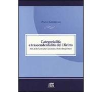 Categorialità e trascendentalità. Atti della Giornata canonistica interdisciplinare