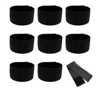 CATELL 8 Pezzi Nero Elastico Braccio Fascia da Braccio Elastica Fascia da Lutto per II Ghiaccio e La Neve, Tiro a Segno,Corsa, Calcio, Basket, Funerali, Lutto, Icordo