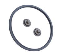 CATELL Ricambio per Pentola a Pressione, Guarnizione Pentola a Pressione 22cm e 2 Guarnizioni per Segnale di Cottura Anello di Tenuta per Pentola a Pressione Compatibile con WMF 2,5L 3L 4,5L 6,5L 8,5L