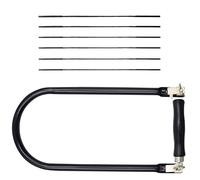 CATELL Set di Seghetti da Traforo con 8 Lame Traforo Elettrico (4#6#8#10#), Seghetto da Traforo Manuale Piccola Girevole a 360 Gradi Seghetto Traforo per Utenti Amatoriali e Professionisti