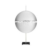 Catellani & Smith PostKrisi 61 Lampada da tavolo, nichel/bianco