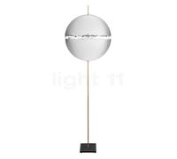 Catellani & Smith PostKrisi 64 Lampada da terra, ottone/bianco